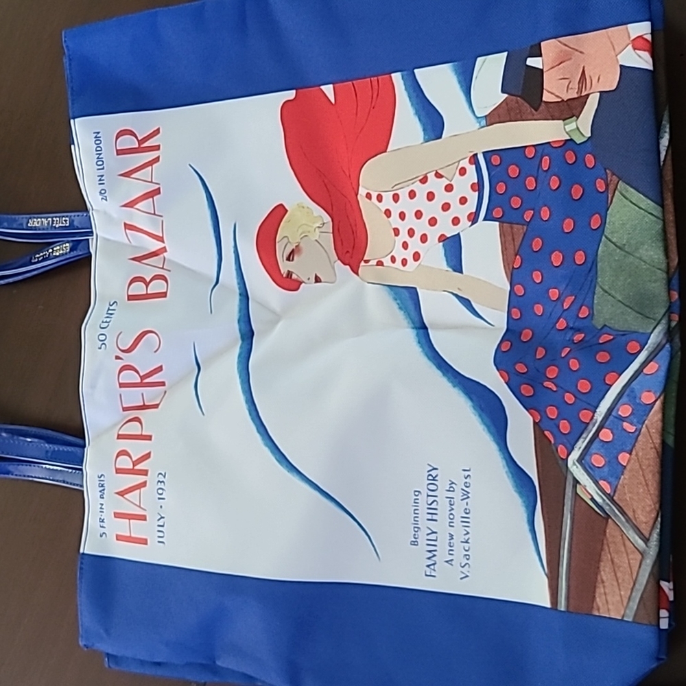 Estee Lauder HARPER'S BAZAAR July 1931 Edition ART DECO Beach/Shopping TOTE BAG